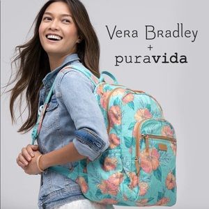 Limited edition Vera Bradley/ Pura Vida Backpack